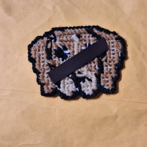 dog magnet plastic canvas - Picture 2 of 2